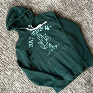 “Don’t Touch Me” Cactus Unisex Hoodie
